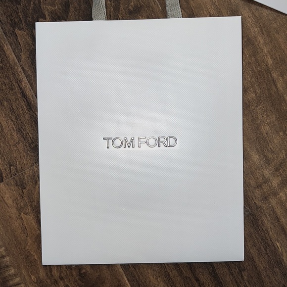 Tom Ford (3) Silver Grey Shopping Gift Bag Bundle Lot - Picture 3 of 4
